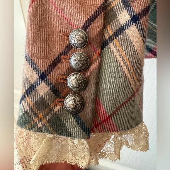 VINTAGE Juicy Couture Plaid Blazer, 2-button, Single-Breasted - Picture 3 of 7